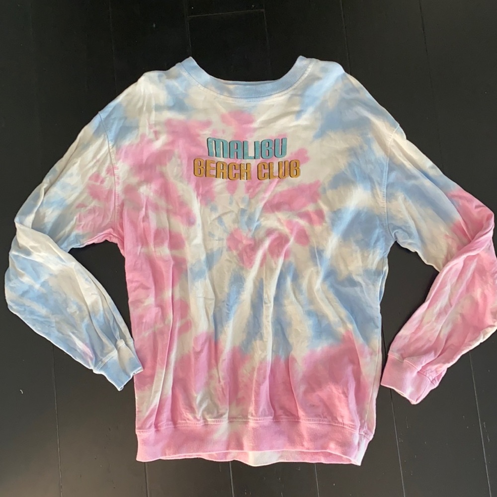Daisy Street tie dye malibu pullover